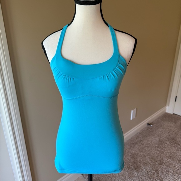 Lululemon Scoop Me Up Spry Blue Tank Top Women's - Picture 3 of 12